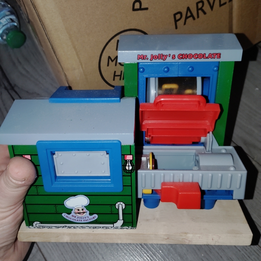 Mr. Jolly's Chocolate Thomas Railroad Wooden